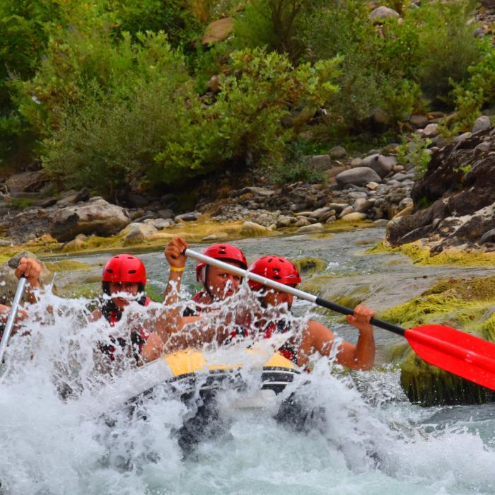 Rafting in Vjosa river, Albania,Permet ,Gjirokaster