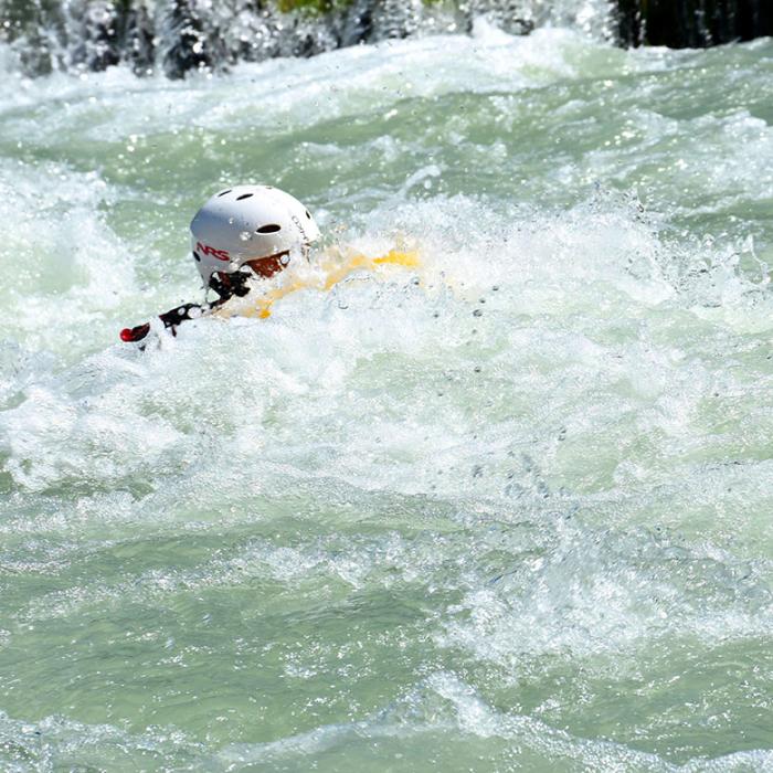 Hydrospeed in Vjosa river - The blue heart of Europe