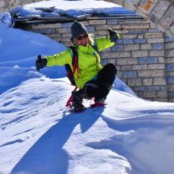 Snowshoeing In the holy Mountain of Tomorr 