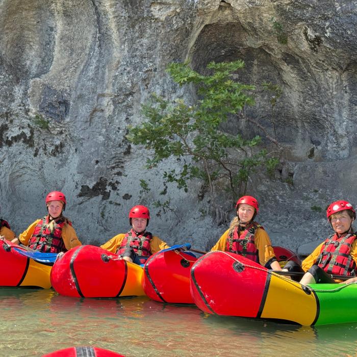 Packrafting in Vjosa River