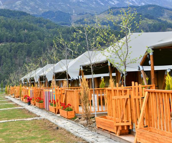 Glamping in Vjosa River