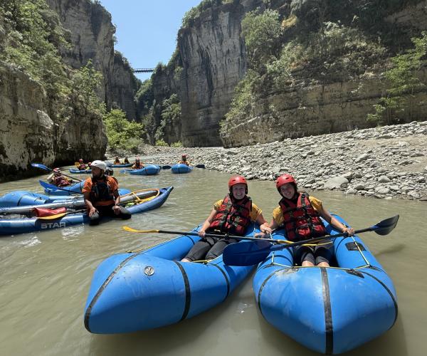Packrafting in Osumi Canyon